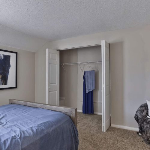 bedroom view at Cobalt Springs apartments in taylors SC